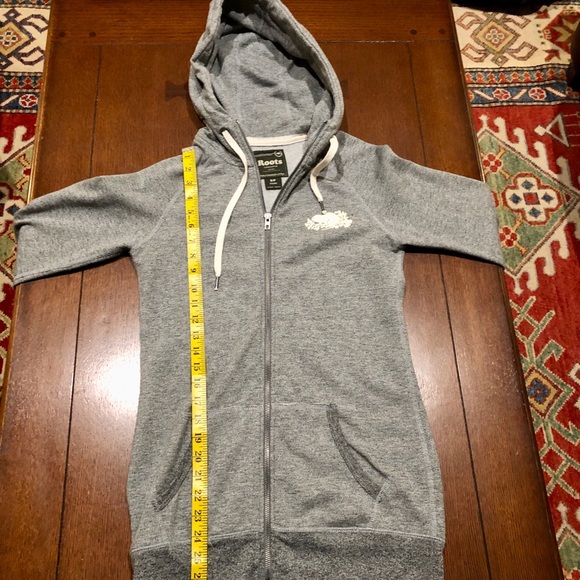ROOTS ORIGINAL FULL ZIP HOODIE - Salt & Pepper - Small - Worn maybe 5 times - Picture 7 of 7